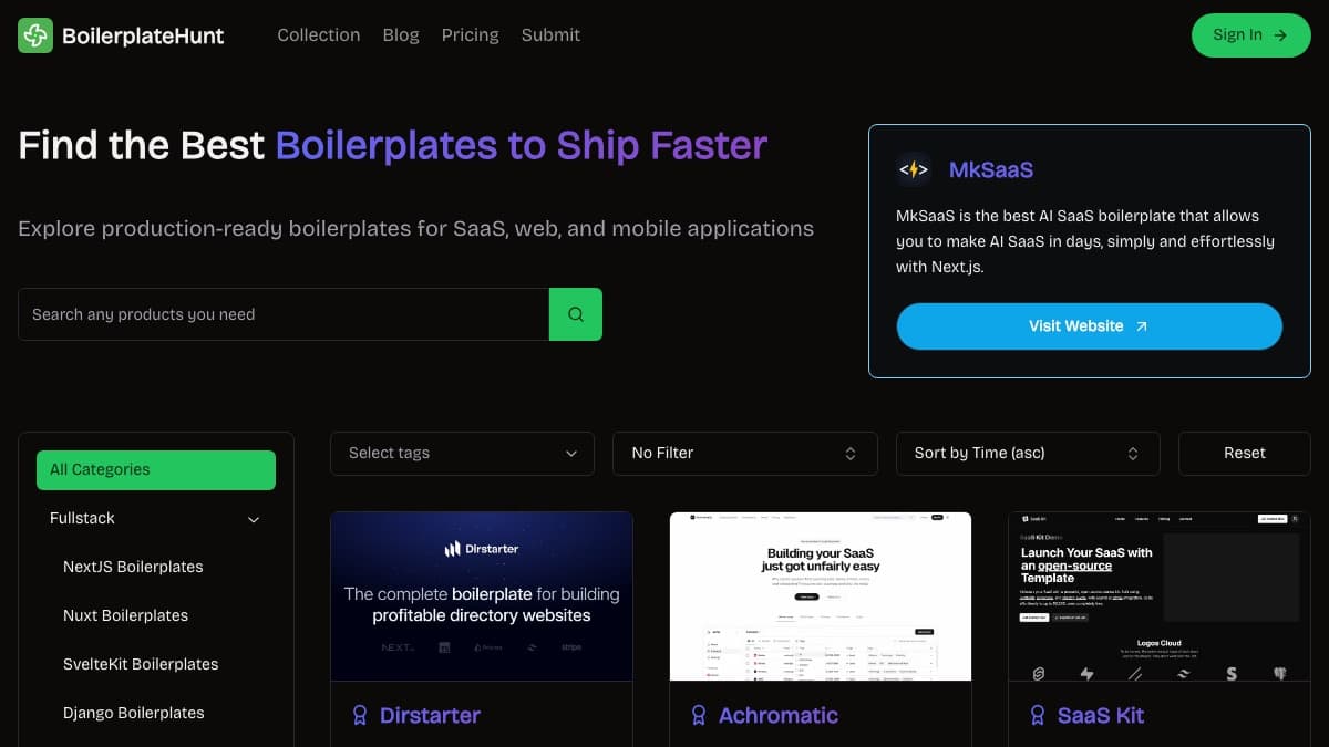 BoilerplateHunt screenshot