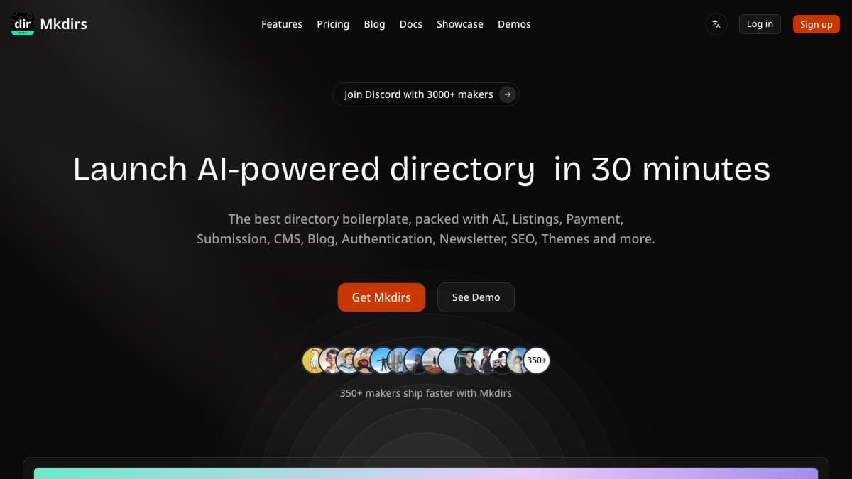 Mkdirs screenshot