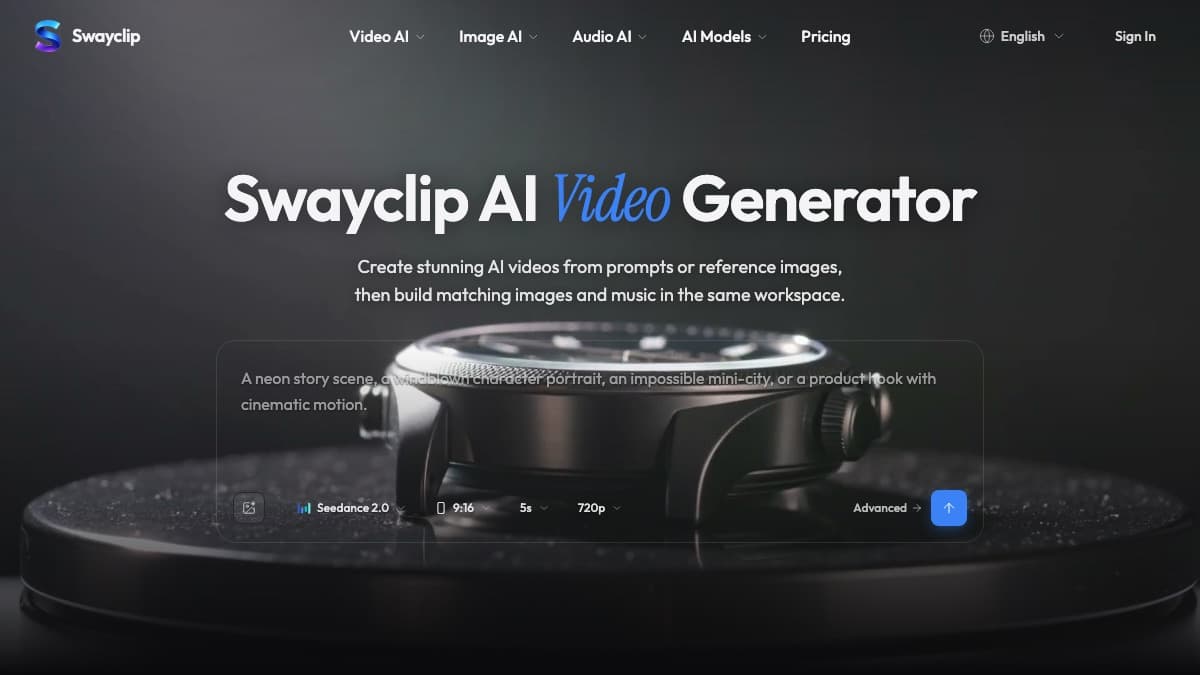 Swayclip screenshot